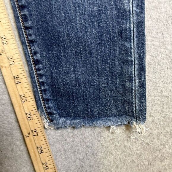 Levis Womens Size 31 Wedgie Fit Skinny Denim Jeans Blue High Rise Button Fly - Picture 9 of 10